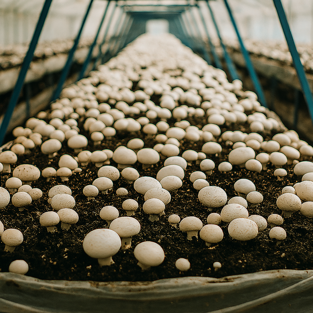 مزرعه پرورش قارچ